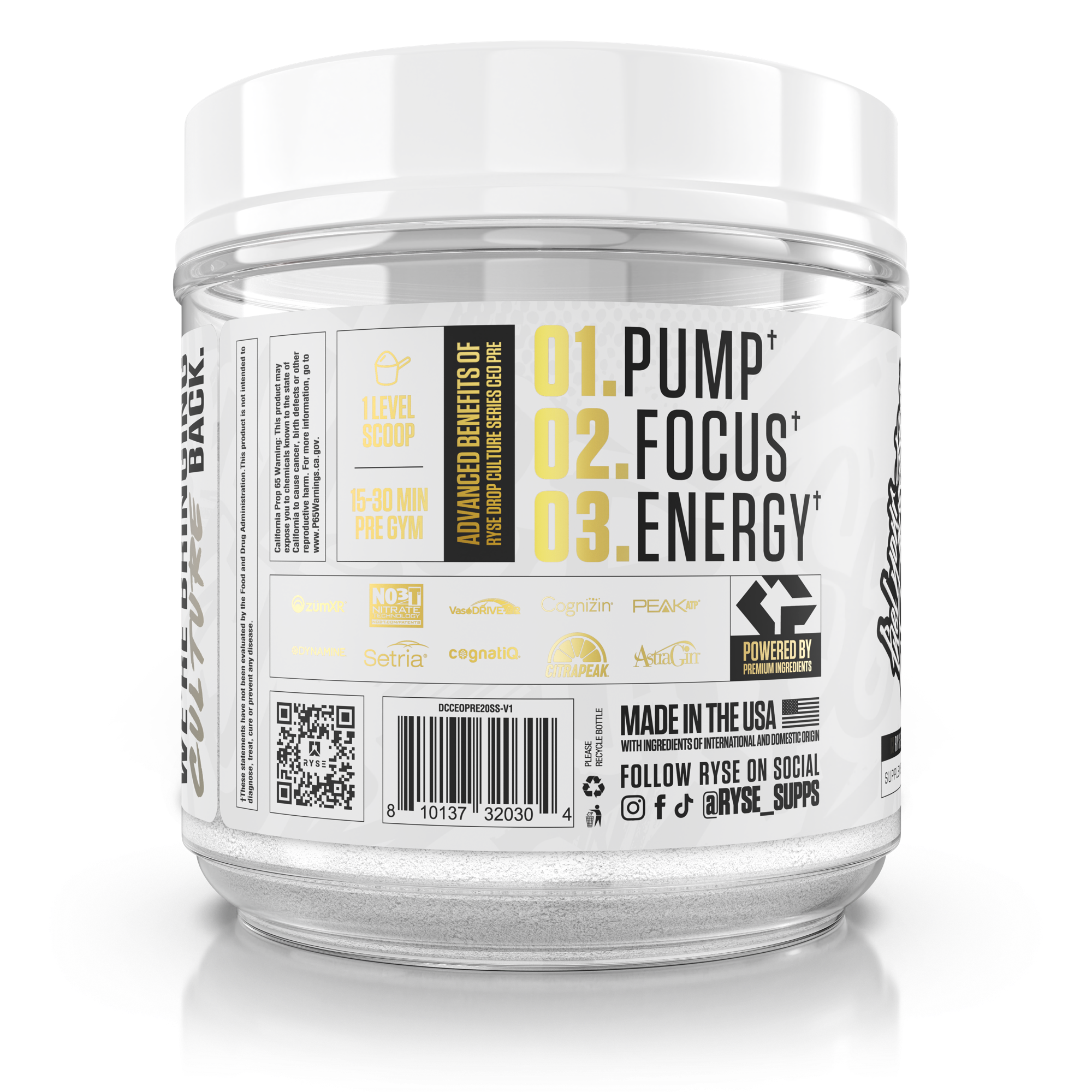 CEO Pre-Workout - Performance Nutrition