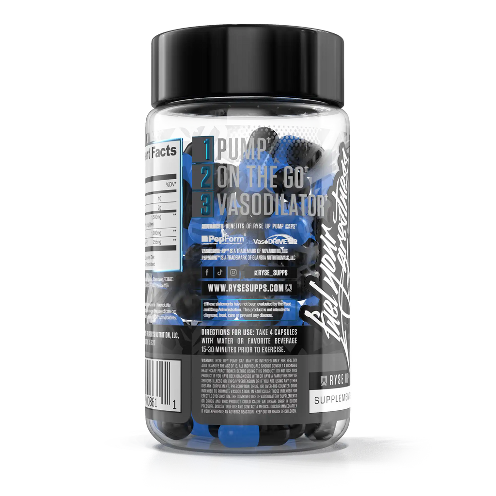 Pump Cap Max - Made for Workouts